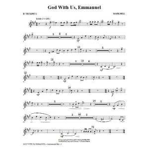 Gott Mit Uns, Emmanuel! - Trompete 1