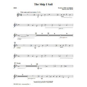 Das Schiff, in dem ich segle - Oboe
