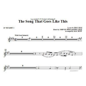 The Song That Goes like This - Bb Trumpet 2