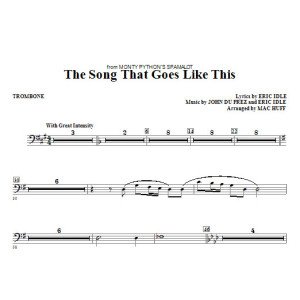 The Song That Goes like This - Trombone