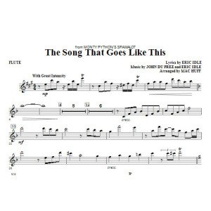 The Song That Goes like This - Flute