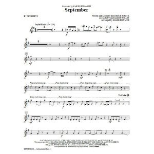 September (arr. Mark Brymer) - Bb Trumpet 2