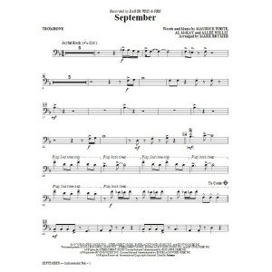 September (arr. Mark Brymer) - Trombone