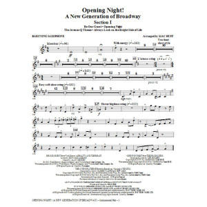 Opening Night - Baritone Sax