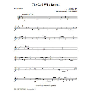 The God Who Reigns - Bb Trumpet 2