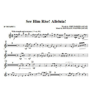 See Him Rise! Alleluia! - Bb Trumpet 1