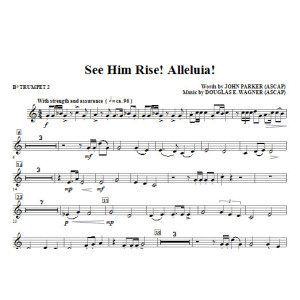 See Him Rise! Alleluia! - Bb Trumpet 2