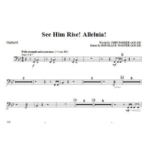 See Him Rise! Alleluia! - Timpani