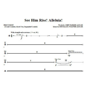 See Him Rise! Alleluia! - Percussion