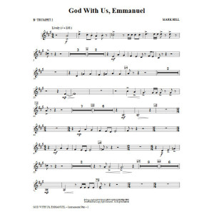 God With Us, Emmanuel! - Trumpet 2