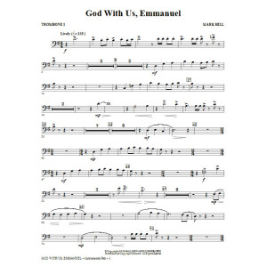 God With Us, Emmanuel! - Trombone 1