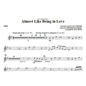 Almost Like Being In Love - Oboe
