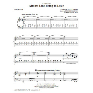 Almost Like Being In Love - Synthesizer