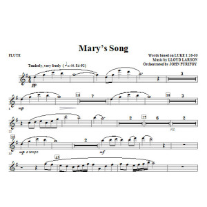 Mary's Song - Flute