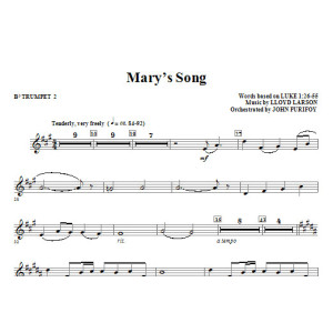 Mary's Song - Bb Trumpet 2