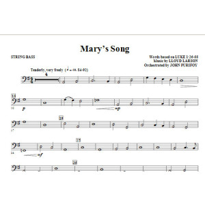 Mary's Song - String Bass