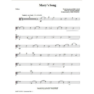 Mary's Song - Viola