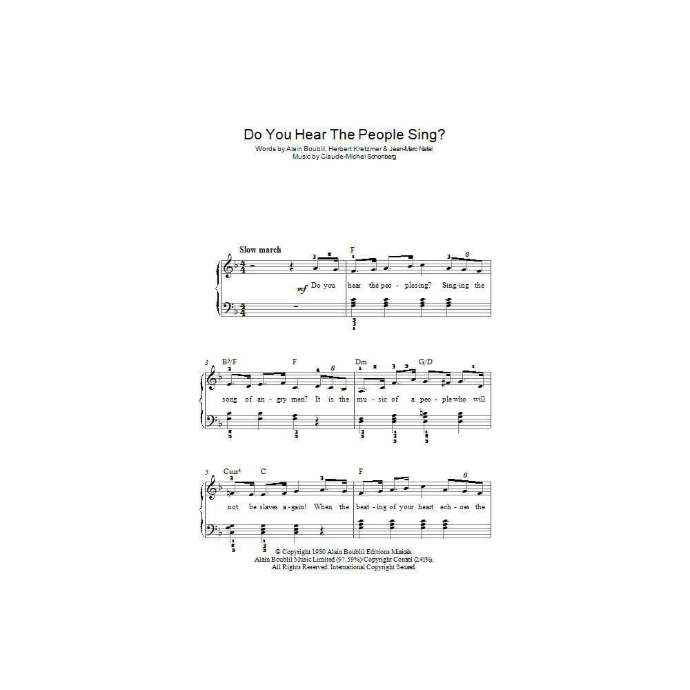 Do You Hear The People Sing?