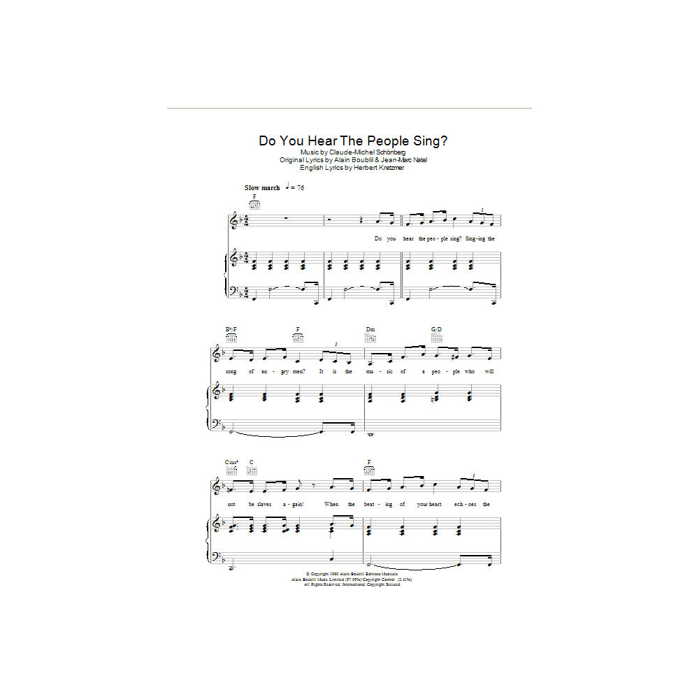 Do You Hear The People Sing?