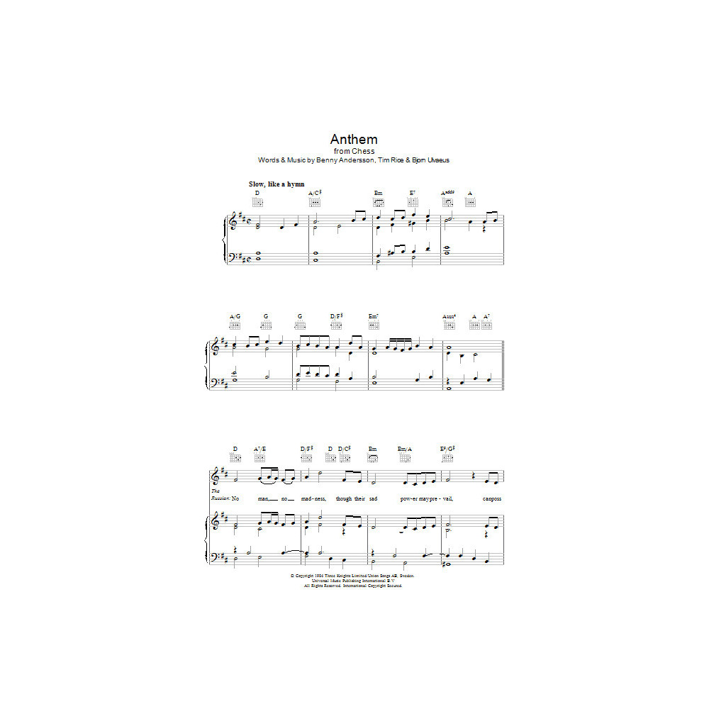 Anthem (from Chess)
