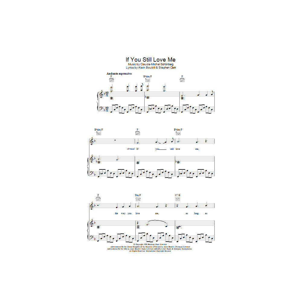 If You Still Love Me (from Martin Guerre)