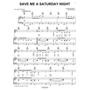 Save Me A Saturday Night