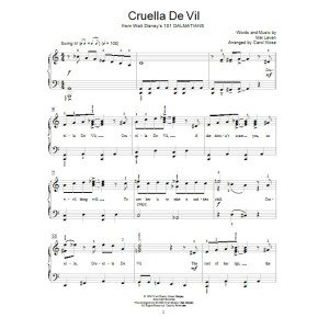 Cruella De Vil (from 101 Dalmations) (arr. Carol Klose)