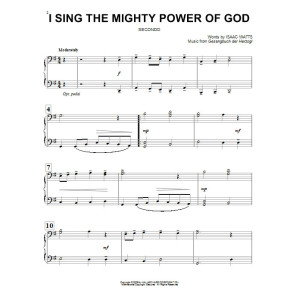 I Sing The Mighty Power Of God