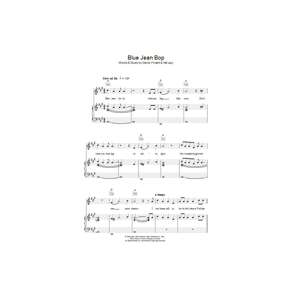 Blue Jean Bop