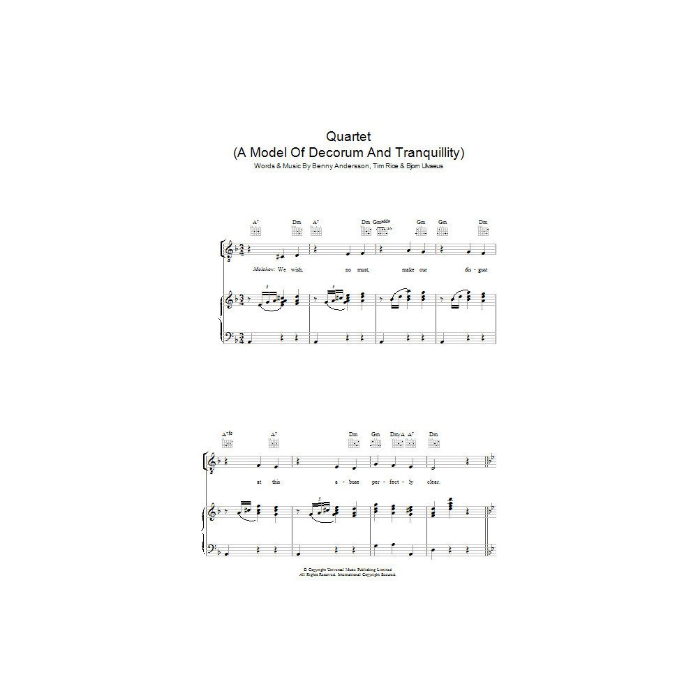 Quartet (A Model Of Decorum And Tranquillity)