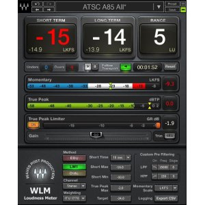 Waves Audio WLM Plus Loudness Meter