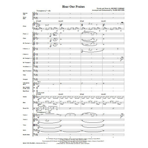 Hear Our Praises (arr. Mark Brymer) - Full Score