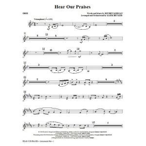 Lass Uns Unsere Loblieder Singen (arr. Mark Brymer) - Oboe