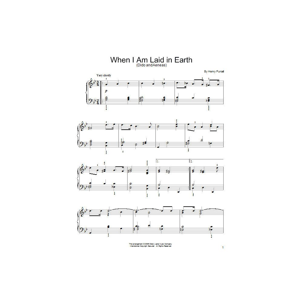 When I Am Laid In Earth