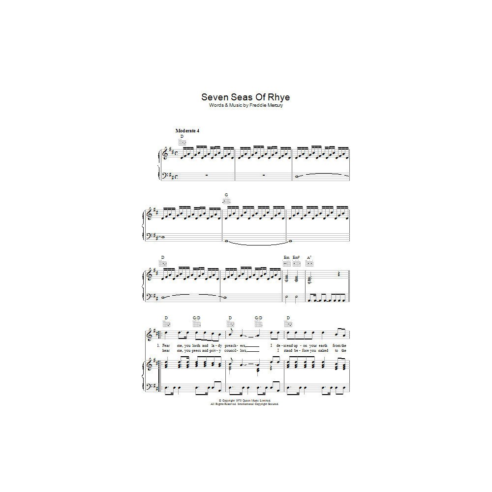 Seven Seas Of Rhye