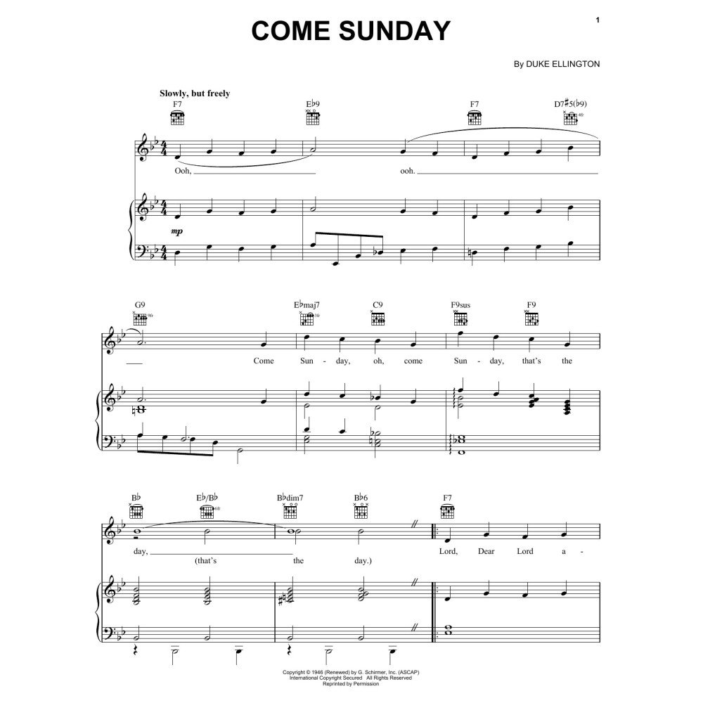 Come Sunday