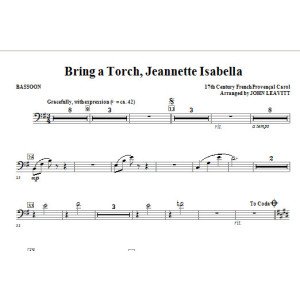 Bring a Torch, Jeanette Isabella - Bassoon