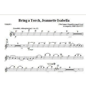 Bring a Torch, Jeanette Isabella - Violin 1