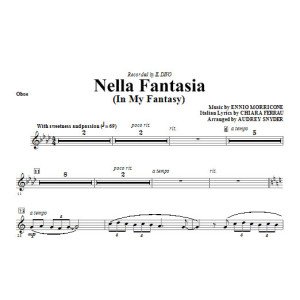 Nella Fantasia (In My Fantasy) (arr. Audrey Snyder) - Oboe