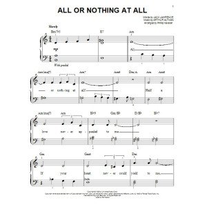 All Or Nothing At All (arr. Phillip Keveren)