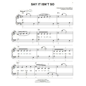 Say It Isn't So (arr. Phillip Keveren)