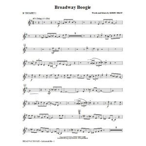 Broadway Boogie - Trumpet 2