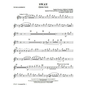 Sway (Quien Sera) - Tenor Sax