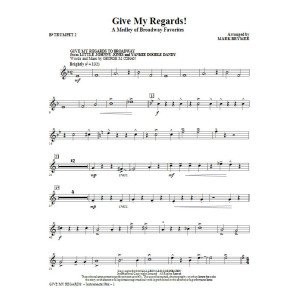Give My Regards! A Medley Of Broadway Favorites - Bb Trumpet 2