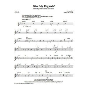 Give My Regards! A Medley Of Broadway Favorites - Guitar