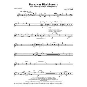 Broadway Blockbusters - Bb Trumpet 1
