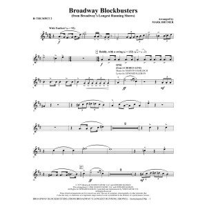 Broadway Blockbusters - Bb Trumpet 2