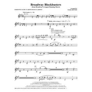 Broadway Blockbusters - Baritone Sax/Bb Clar/Bass Clar