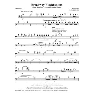 Broadway Blockbusters - Trombone 1