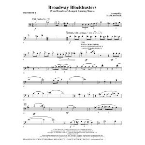 Broadway Blockbusters - Trombone 2